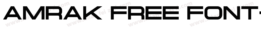 Amrak free font字体转换